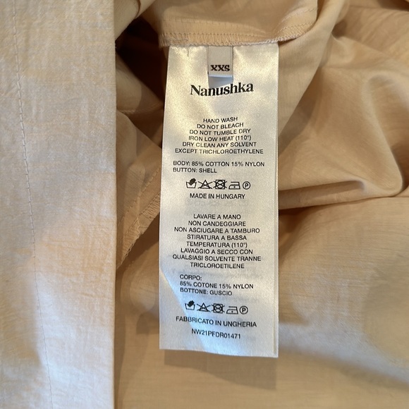 NWOT Nanushka Rowan dress size XXS - Picture 6 of 6